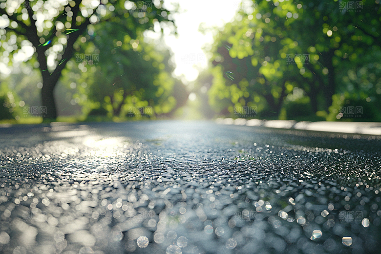 柏油马路户外道路素材