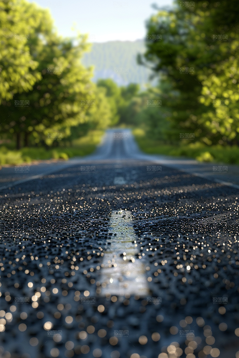 柏油马路地平线公路素材