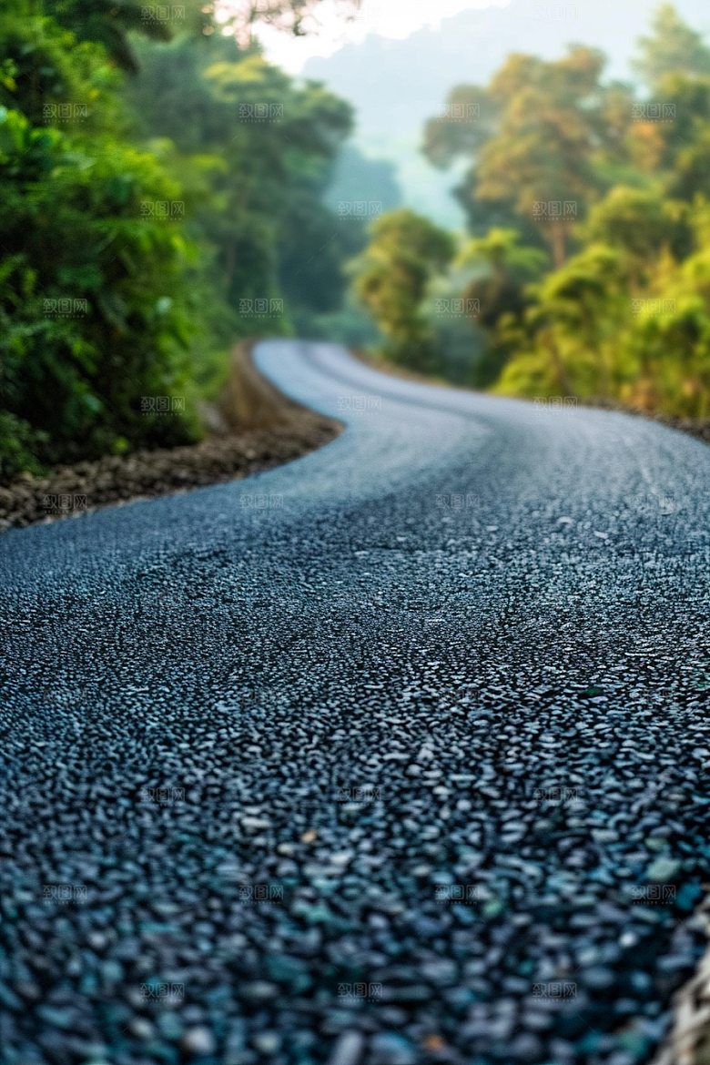 柏油马路地平线路面素材