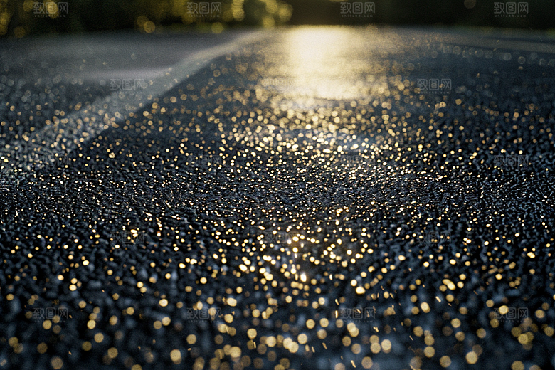 柏油马路场景地平线素材
