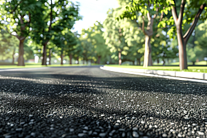 柏油马路地平线材质素材