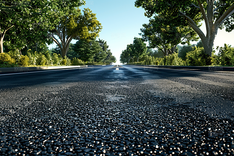 柏油马路肌理路面素材
