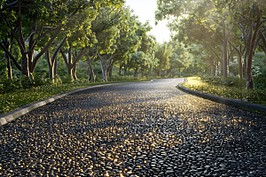 柏油马路场景材质素材