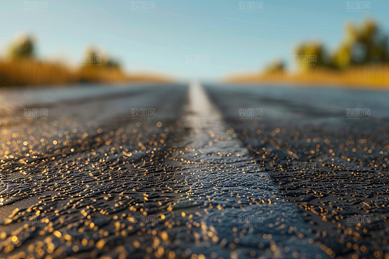 柏油马路路面场景素材