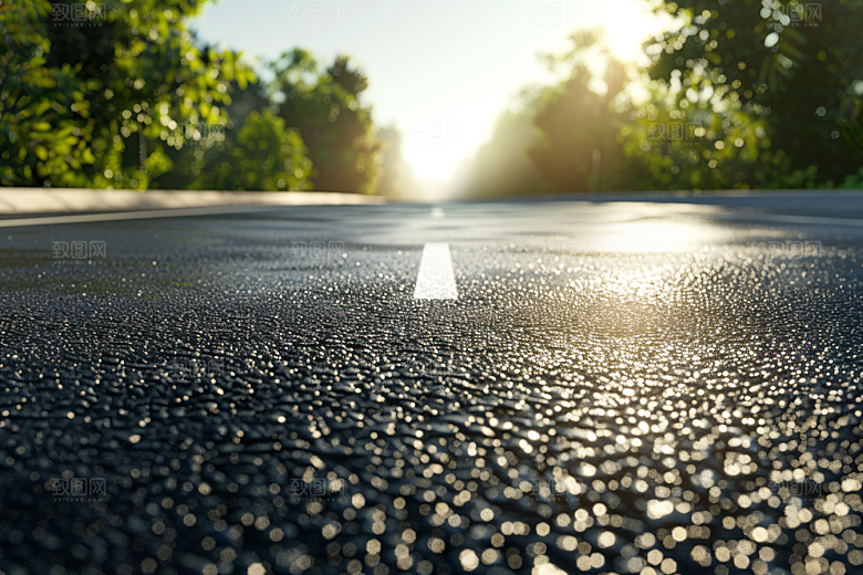 柏油马路场景道路素材