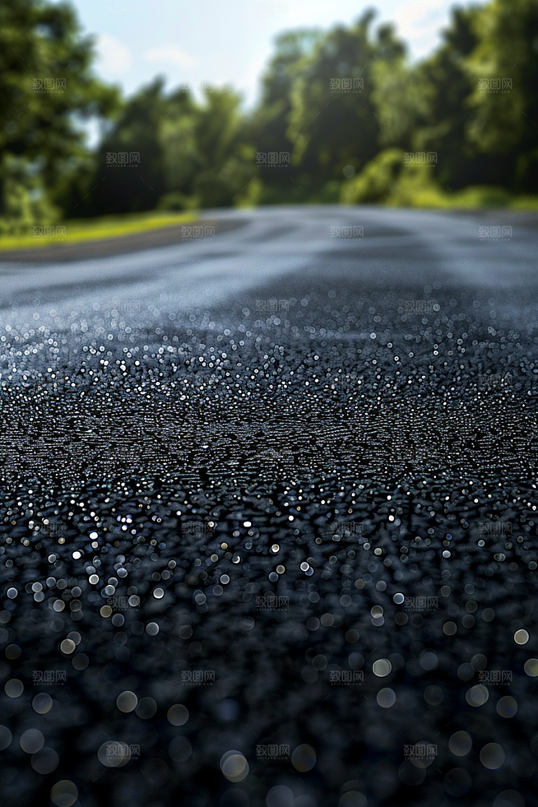柏油马路地平线路面素材