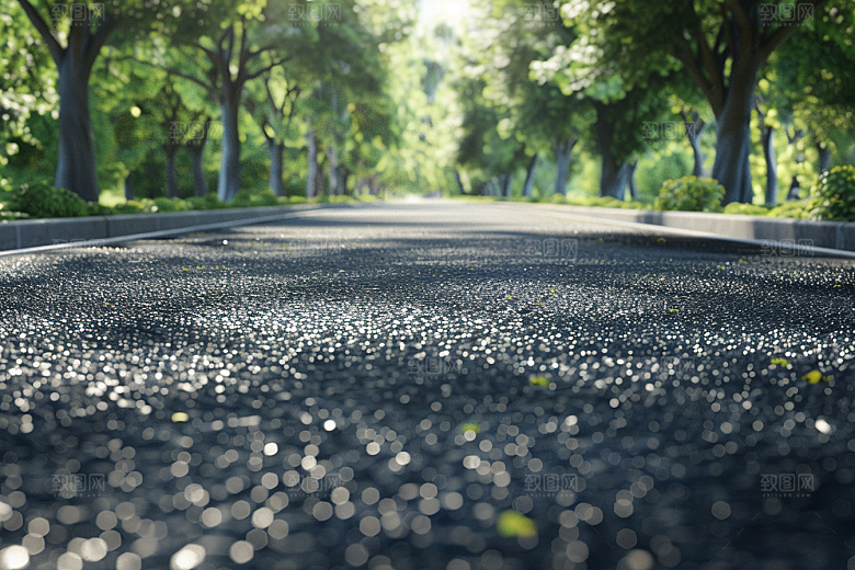 柏油马路道路地平线素材