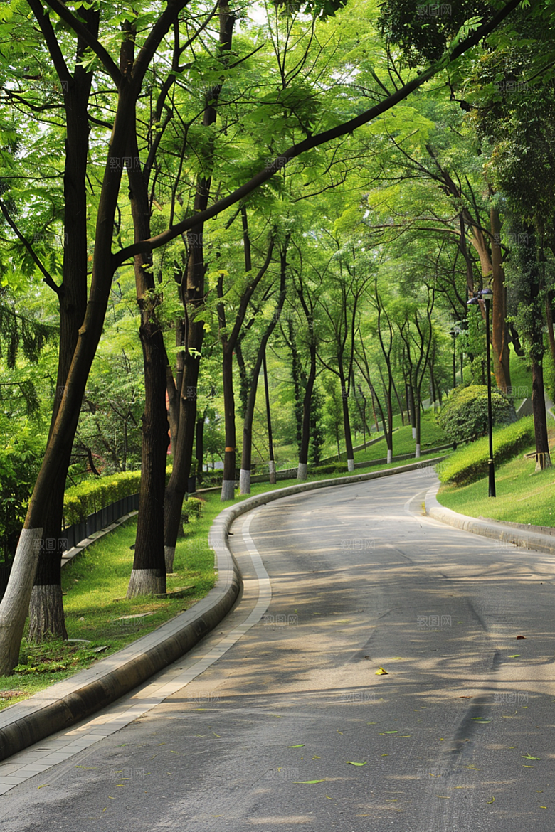 柏油马路驾车地平线素材