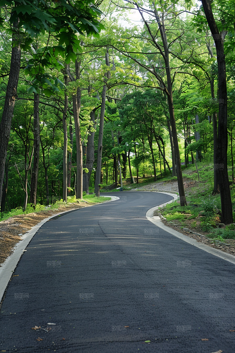 柏油马路路面道路素材