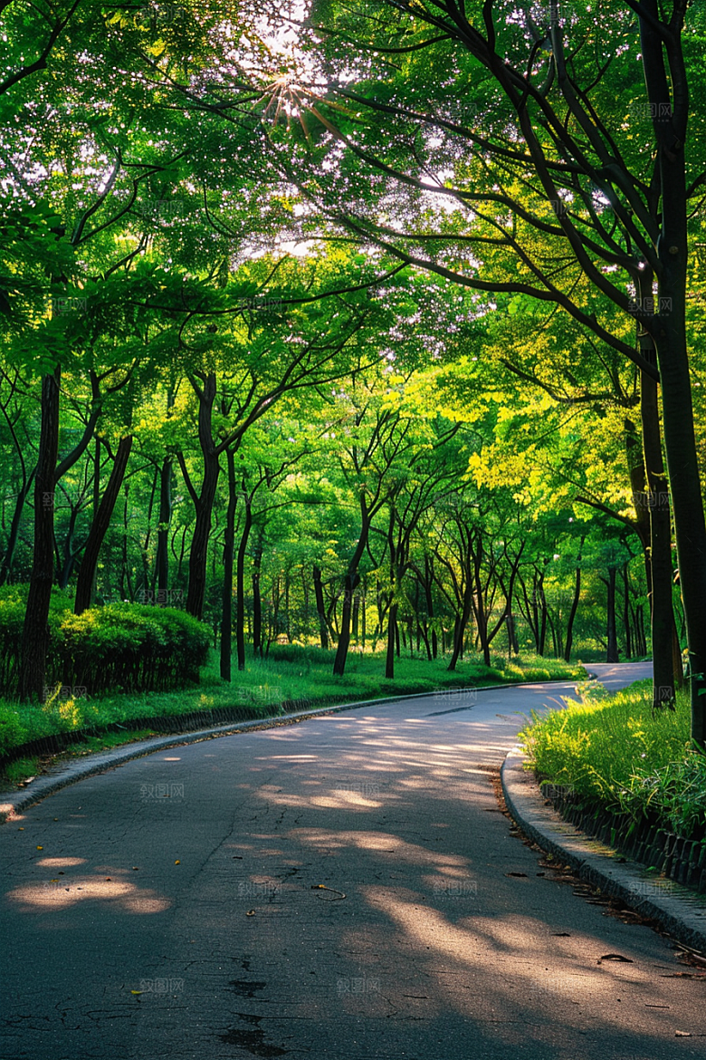 柏油马路驾车自驾素材