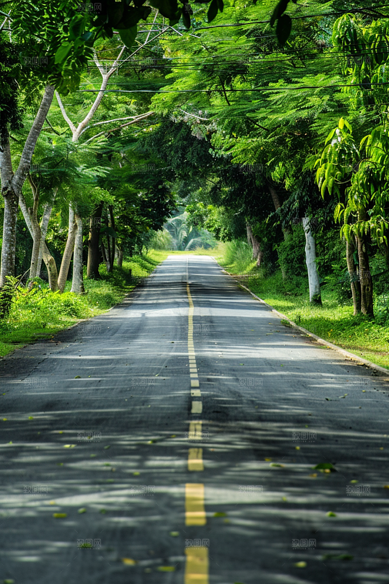柏油马路肌理地平线素材