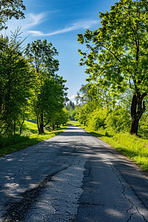 柏油马路路面道路素材
