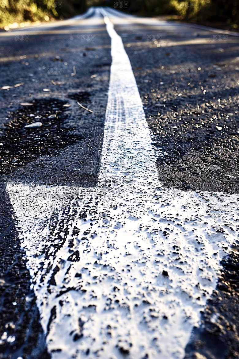 柏油马路户外场景素材