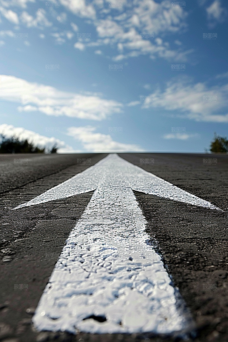柏油马路路面场景素材