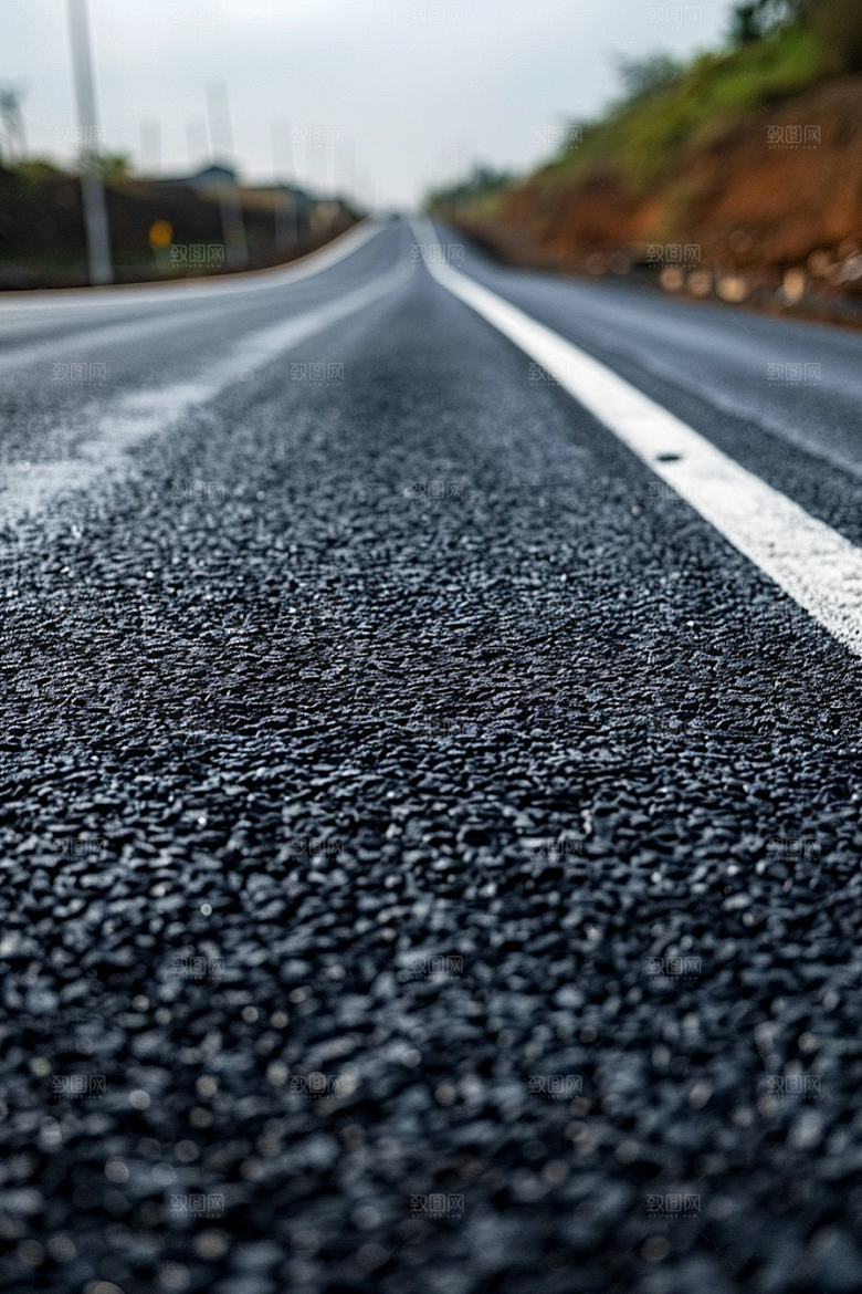 柏油马路地平线公路素材