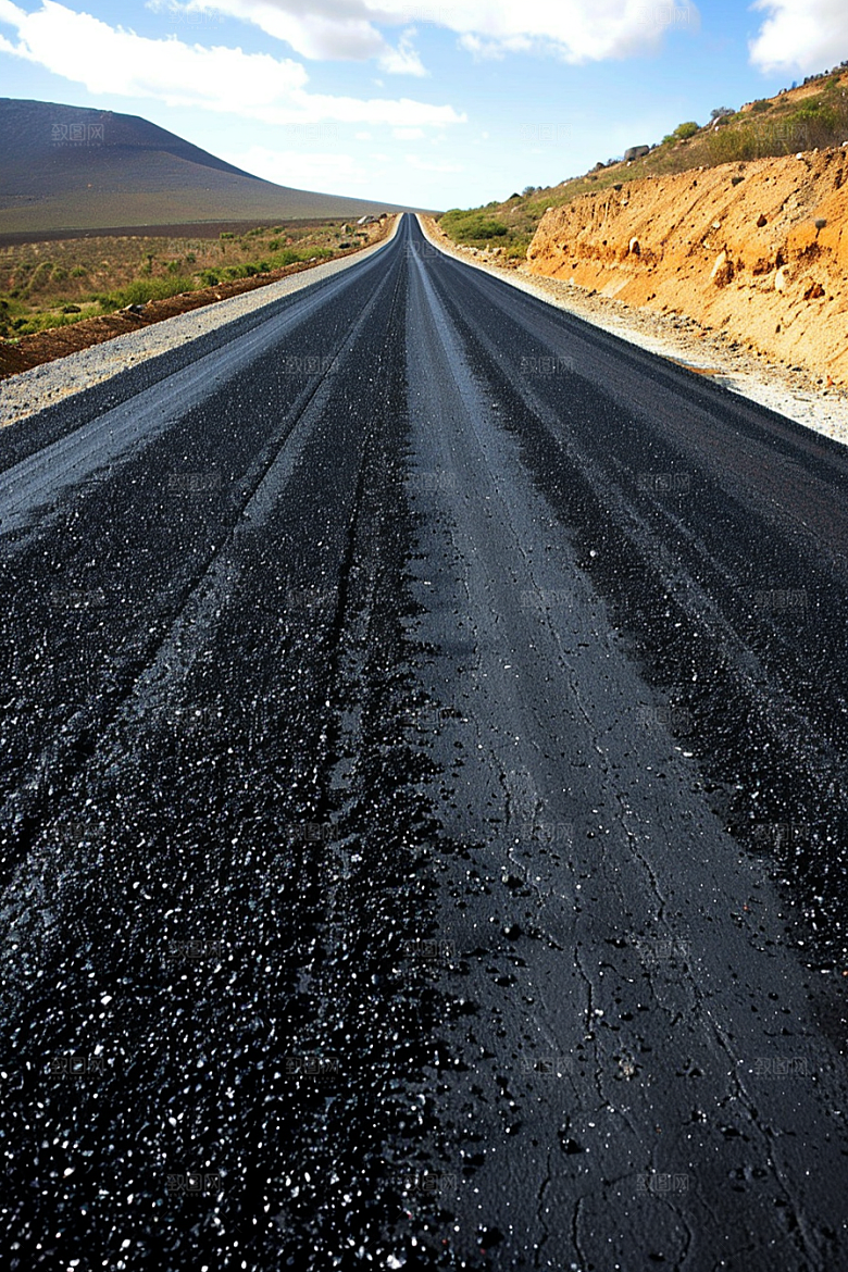 柏油马路地平线道路素材