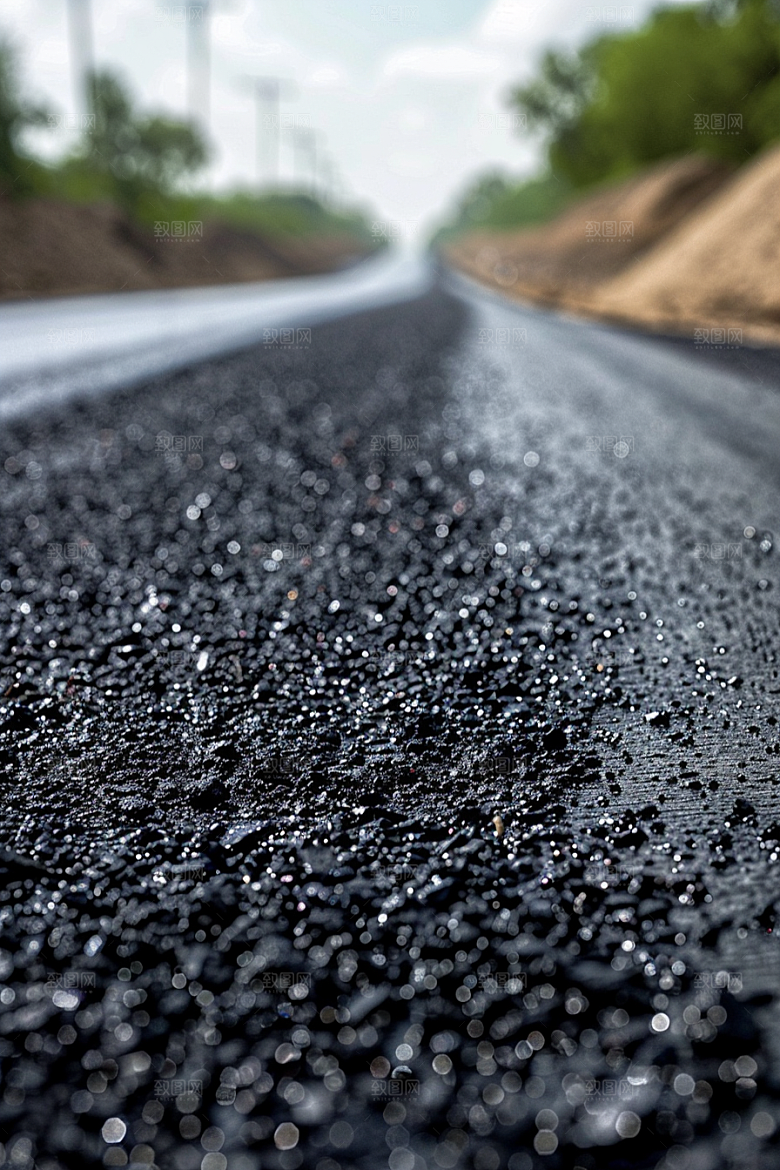 柏油马路延伸驾车素材