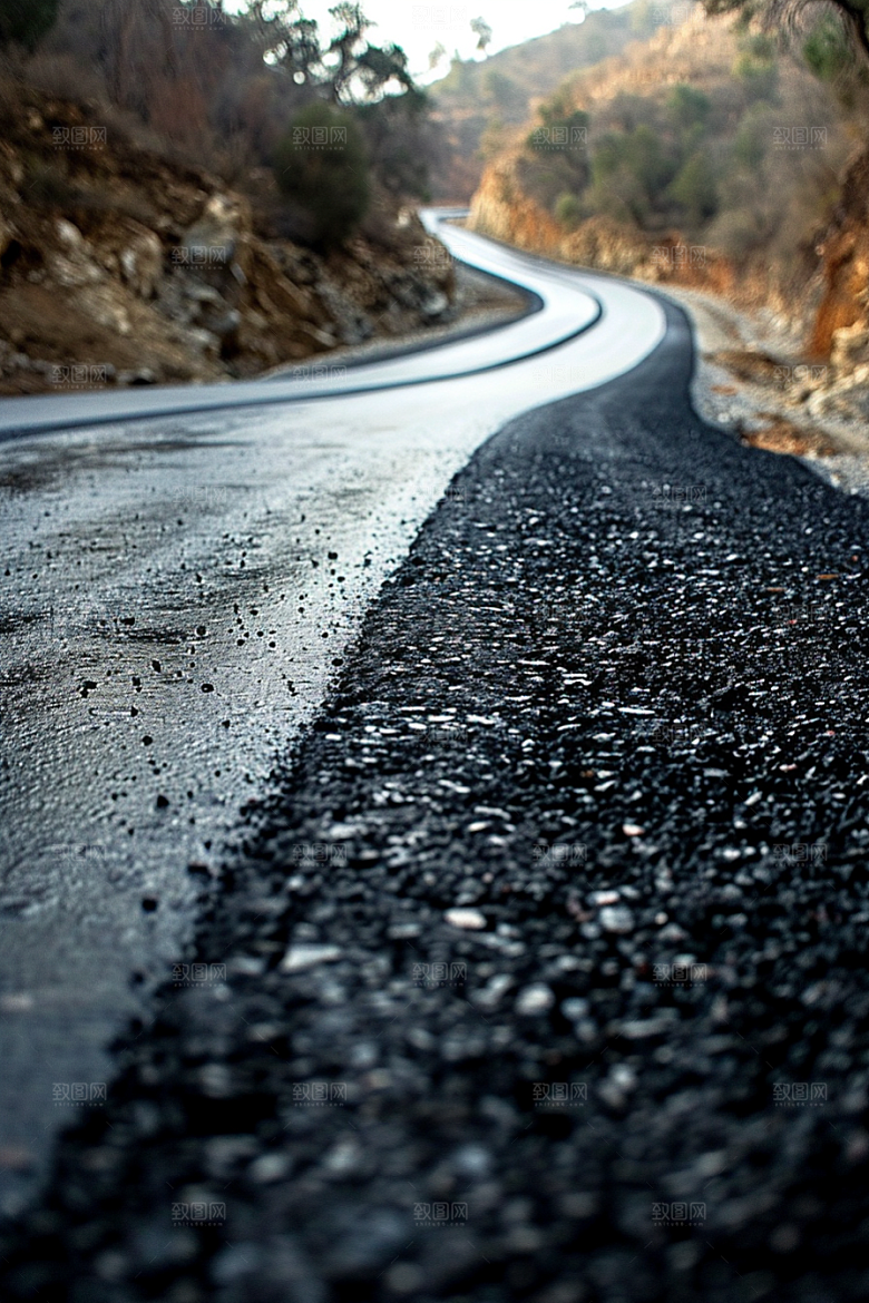 柏油马路场景道路素材