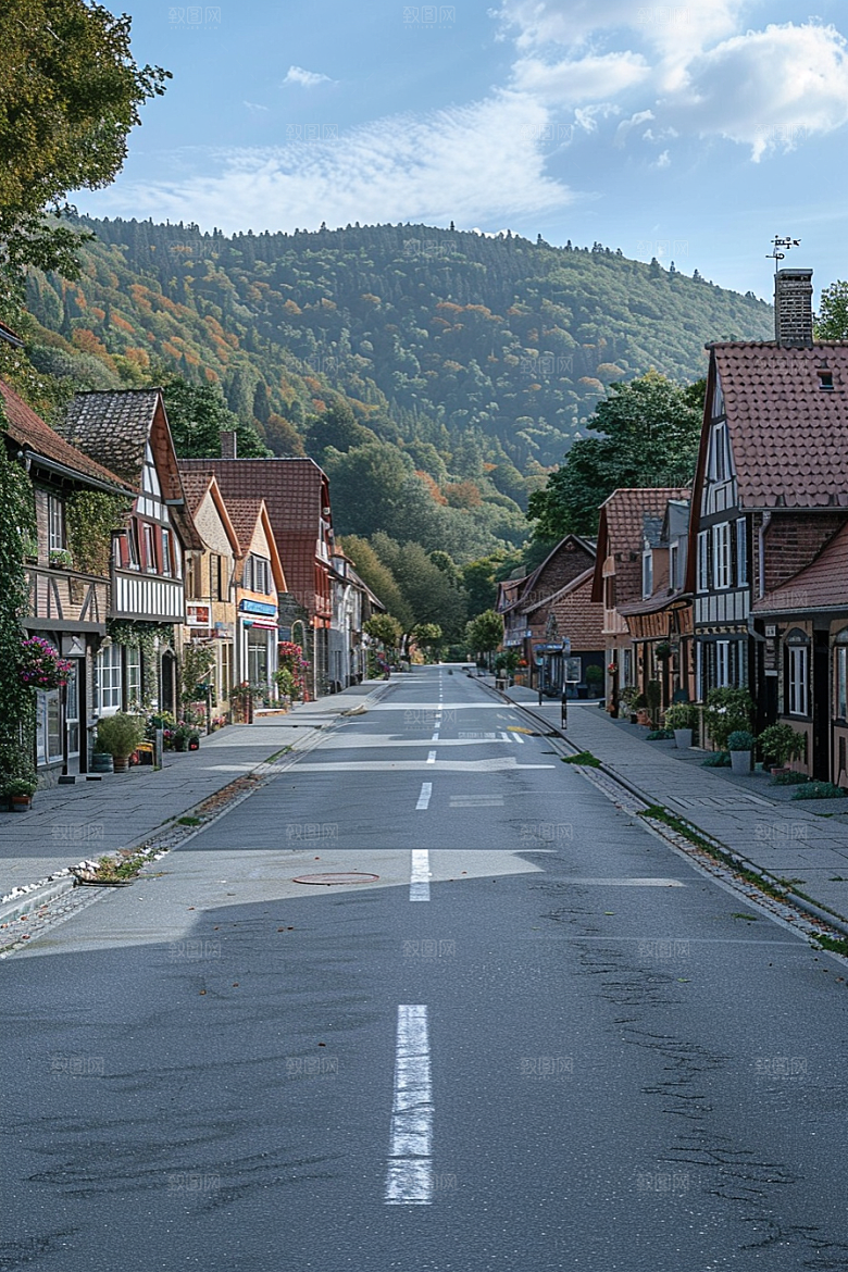 柏油马路道路户外素材