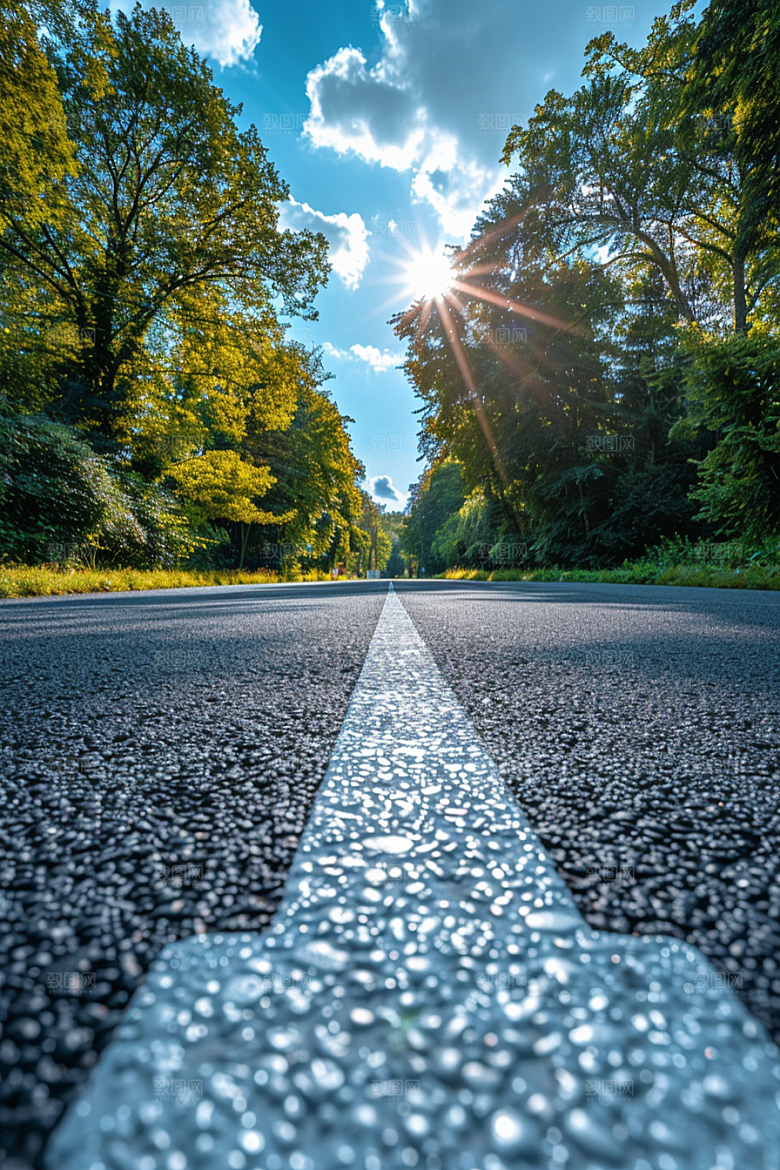 柏油马路场景路面素材