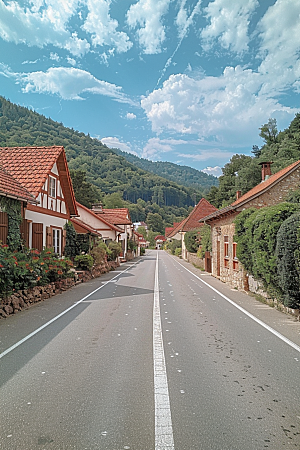 柏油马路材质道路素材