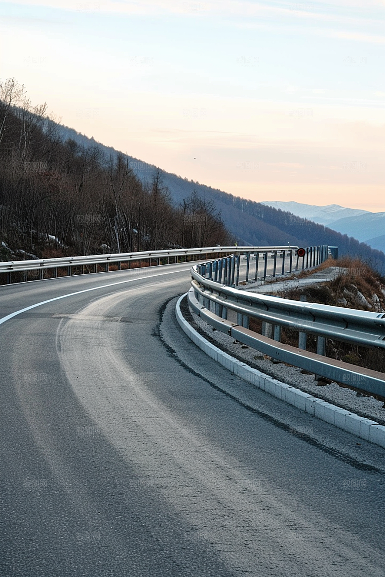 柏油马路延伸沥青马路素材