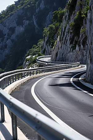 柏油马路道路沥青马路素材