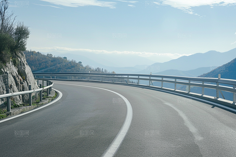 柏油马路路面场景素材