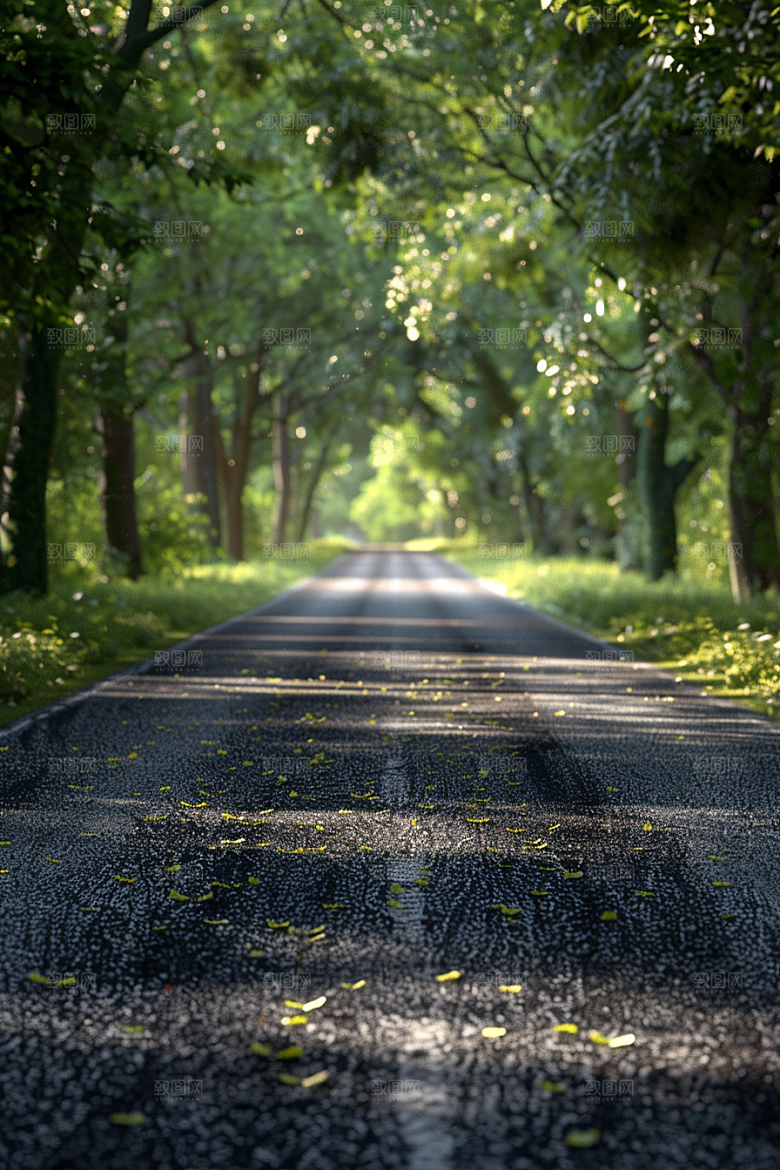 柏油马路沥青马路高清素材