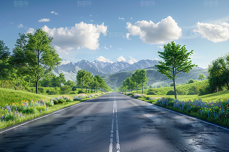 柏油马路户外肌理素材