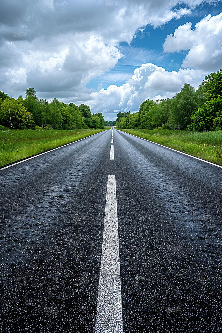 柏油马路户外路面素材