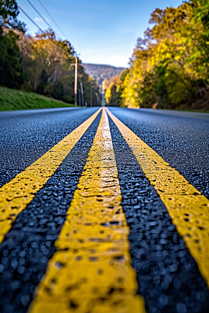 柏油马路场景路面素材