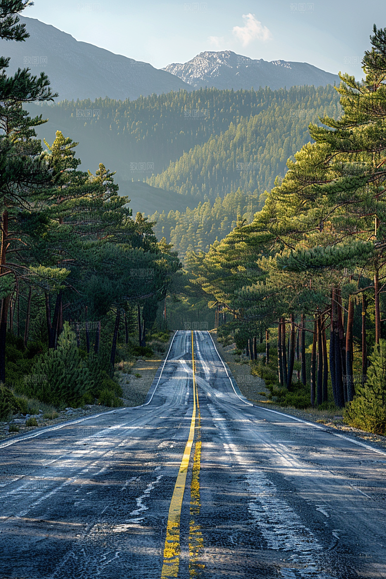 柏油马路道路肌理素材