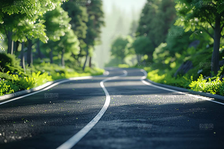 柏油马路沥青马路路面素材