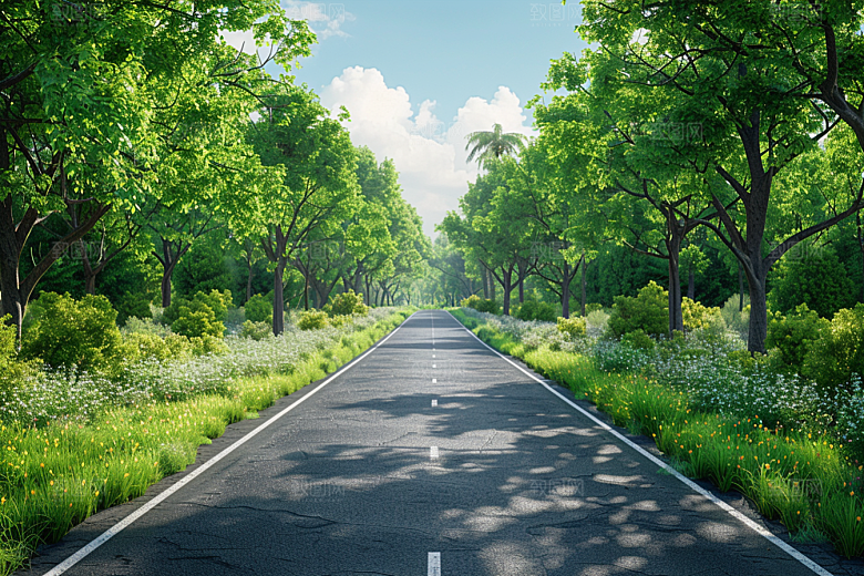 柏油马路沥青马路材质素材