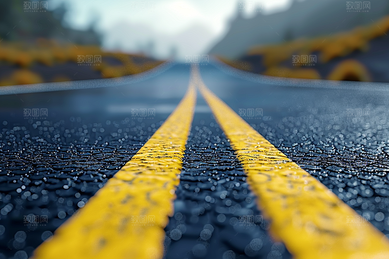 柏油马路户外高清素材