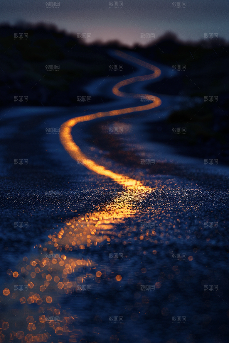 柏油马路自驾高清素材