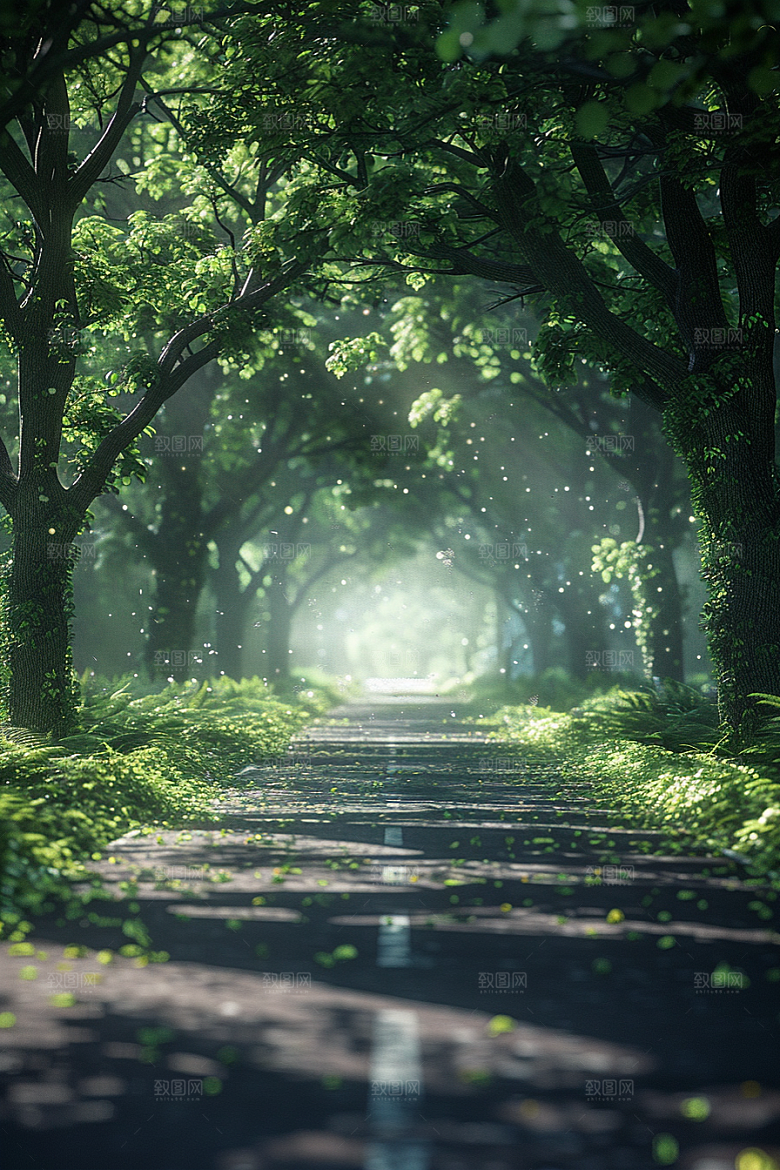 柏油马路延伸肌理素材
