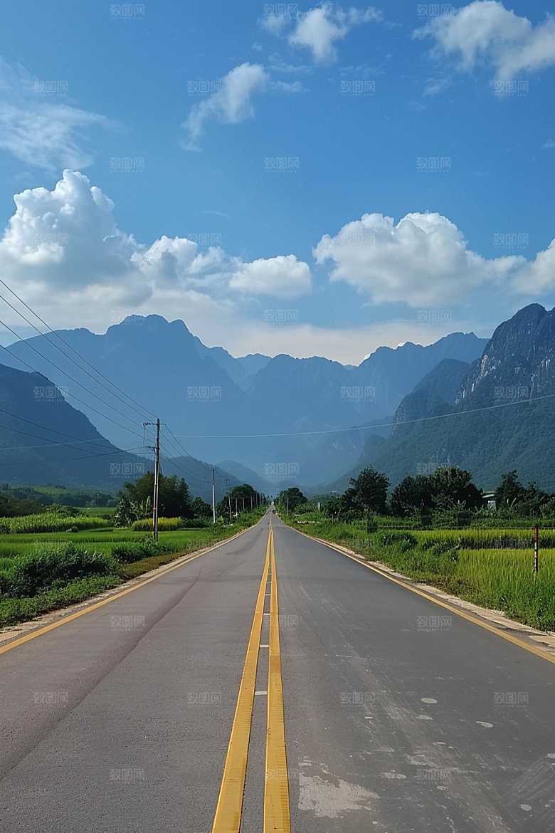 柏油马路高清驾车素材