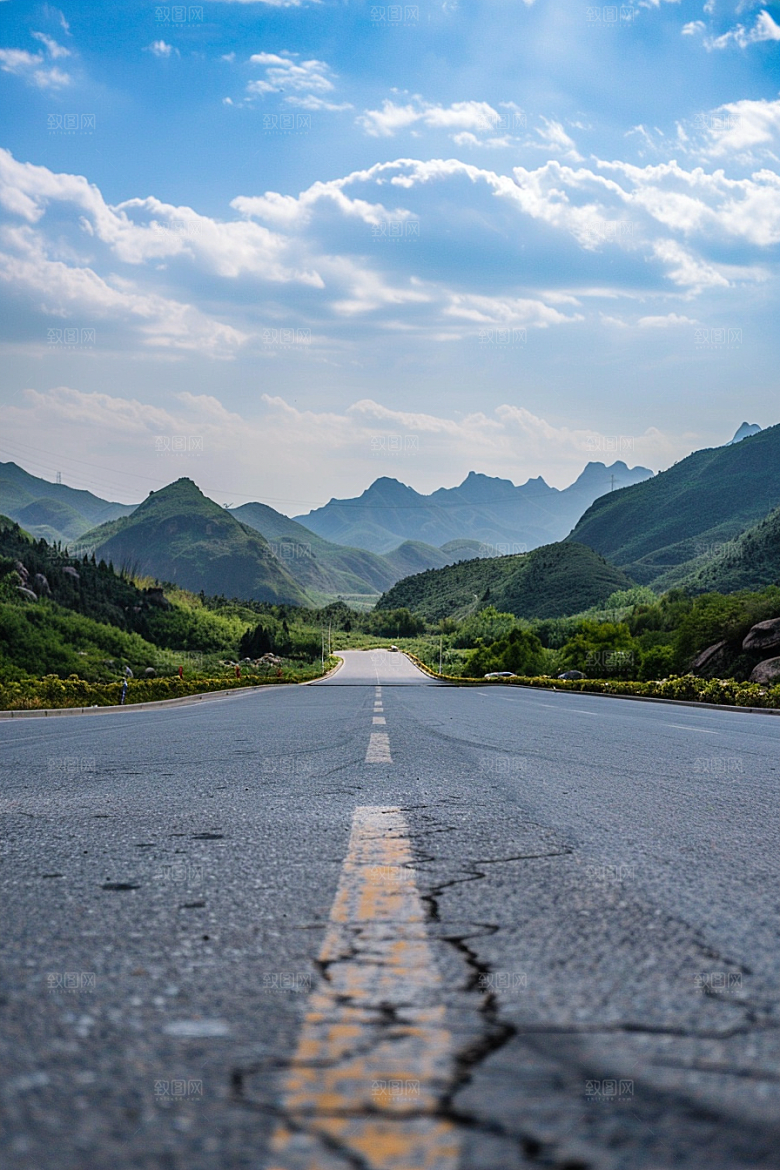 柏油马路户外高清素材