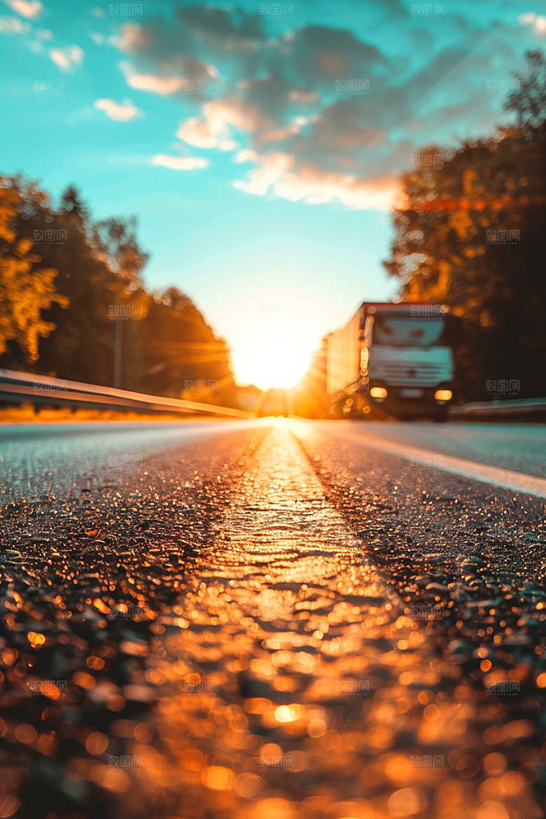 柏油马路肌理延伸素材