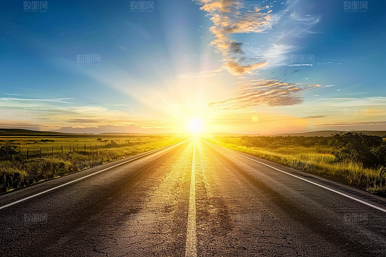 柏油马路驾车道路素材