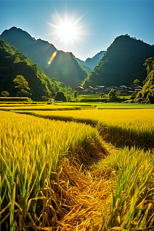 立秋氛围自然初秋素材
