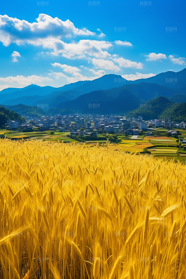立秋氛围高清美景素材