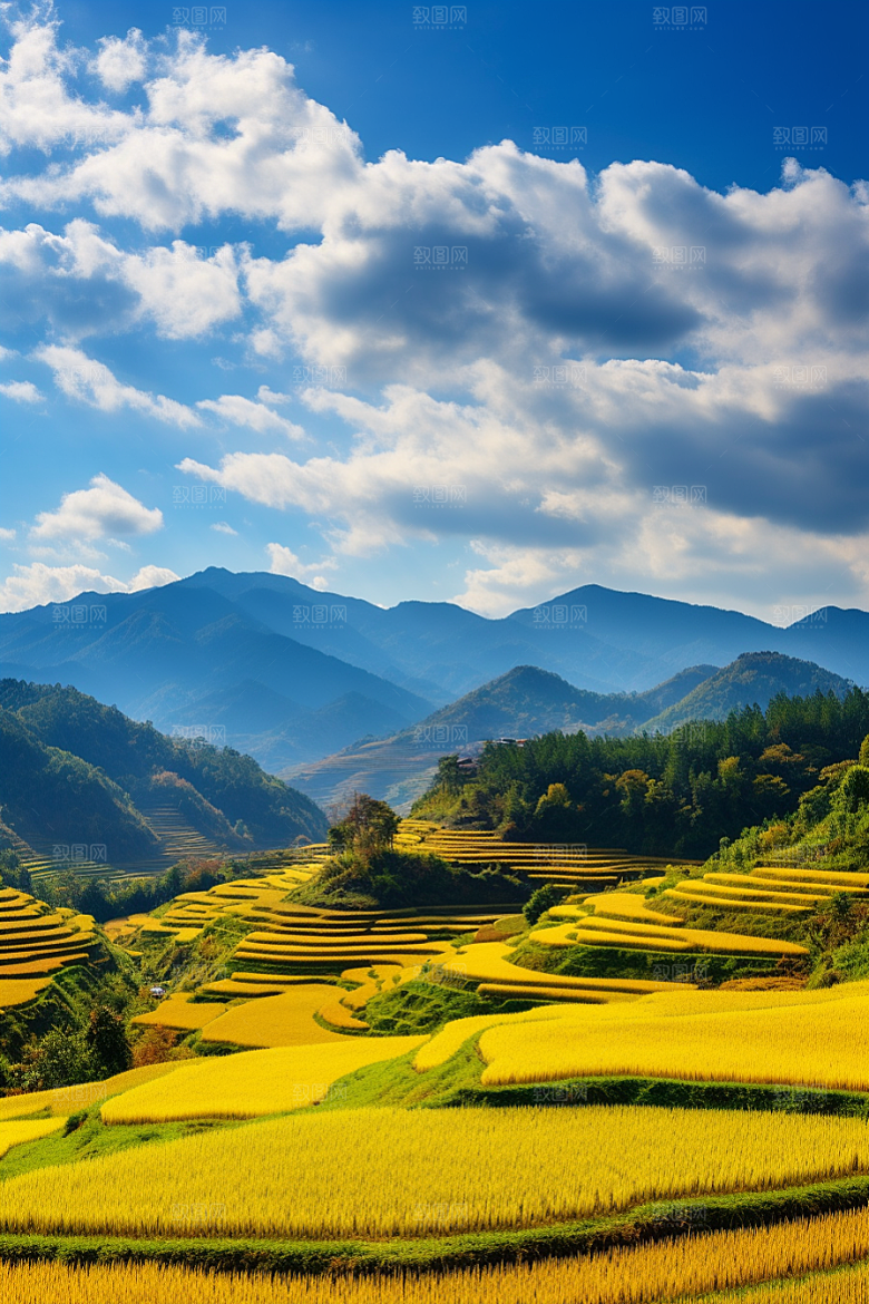 立秋氛围美景高清素材