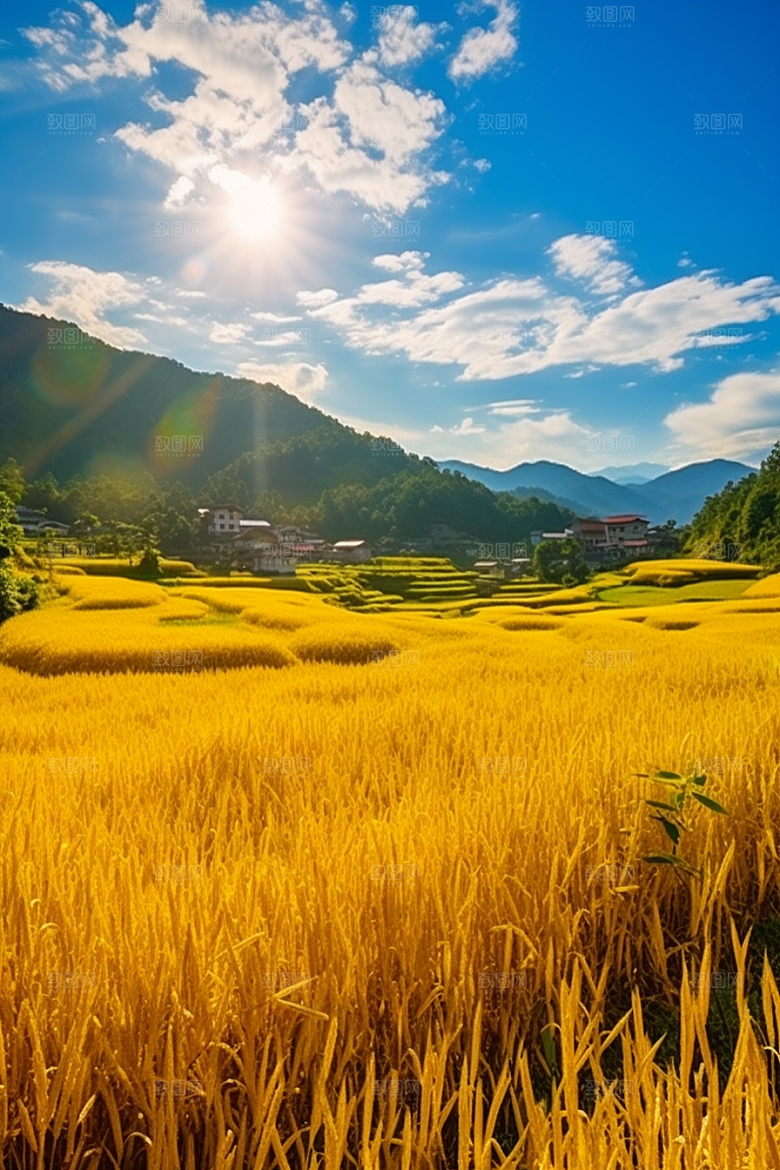 立秋氛围高清自然素材