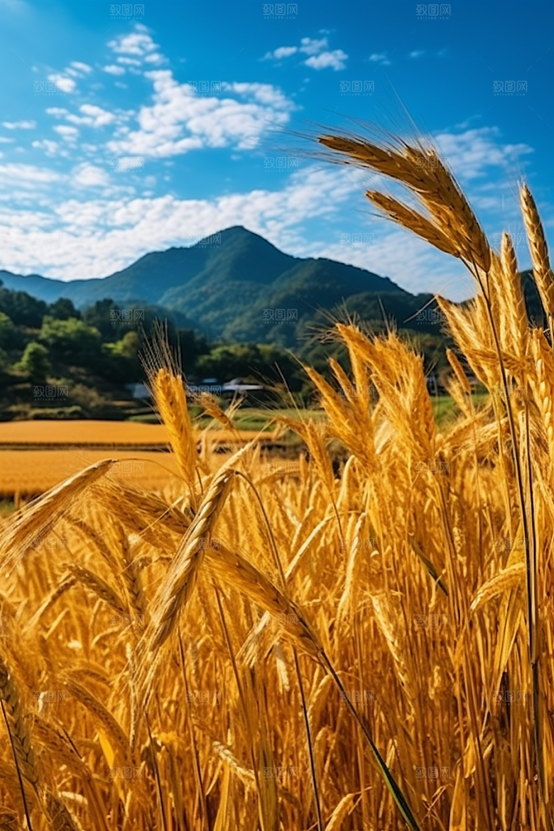 立秋氛围秋日元素素材