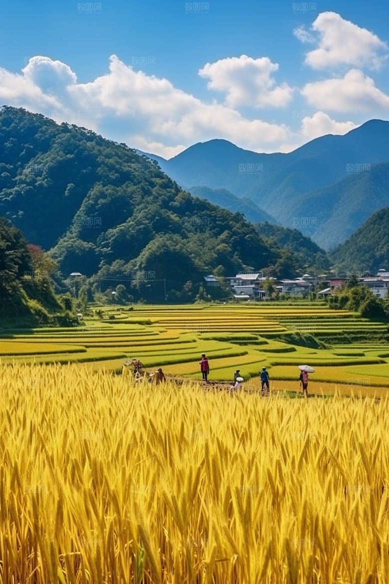 立秋氛围户外室外素材
