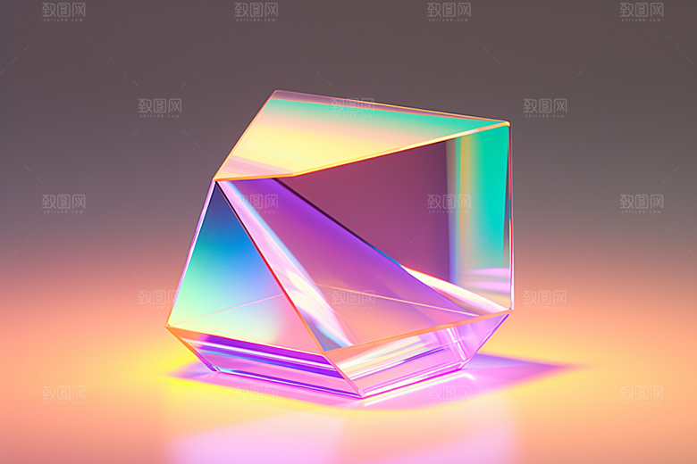 立体流体雕塑质感扭曲模型