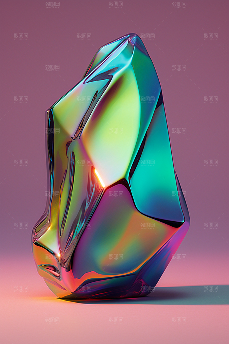 立体流体雕塑立体3D模型
